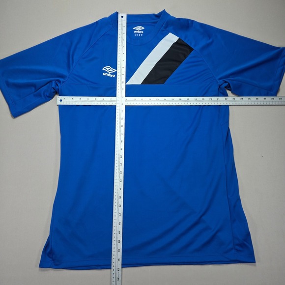 Umbro Soccer Jersey Athletic Training Top Black White Stripe Men's XL - Picture 7 of 7